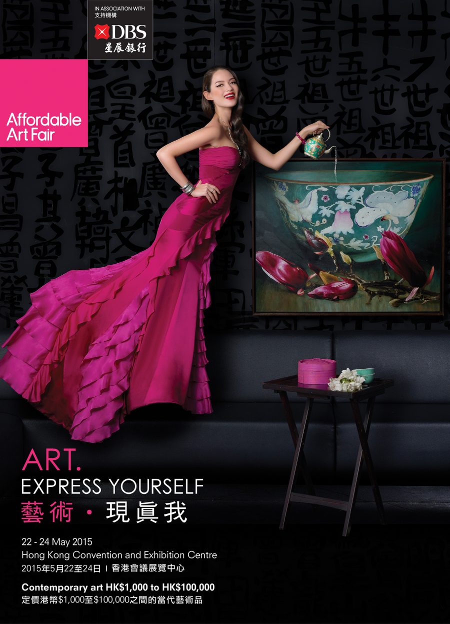 Affordable Art Fair Hong Kong 2015 with Mia Kang by Tim Moldenhauer